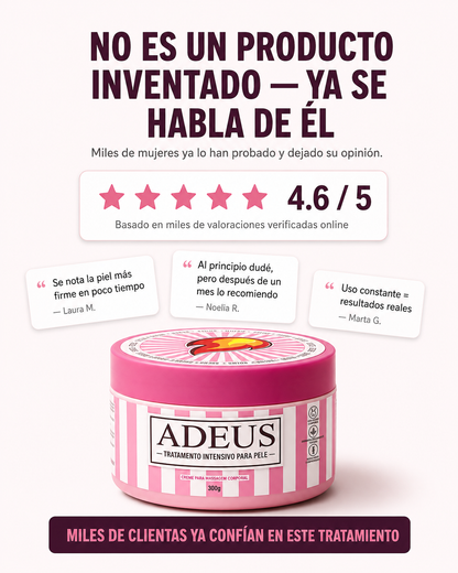 ADEUS® Crema Corporal Intensiva — Piel Más Suave, Lisa y Cuidada