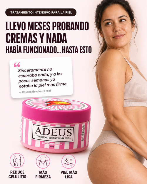 ADEUS® Crema Corporal Intensiva — Piel Más Suave, Lisa y Cuidada